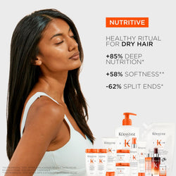 Kérastase Nutritive Riche Refill Shampoo – Professional Hair Care for Shine, Repair & Smoothness 500ml