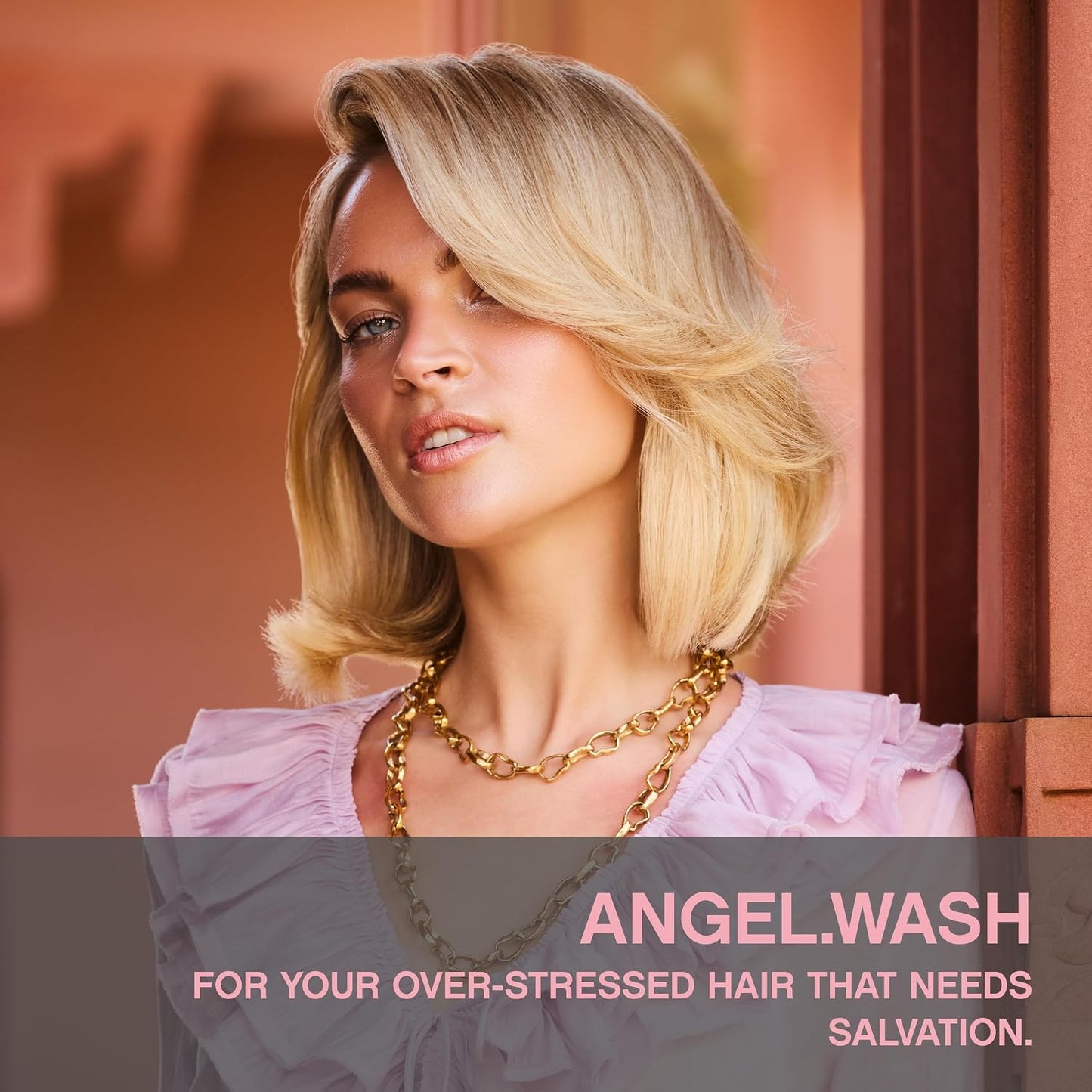 KEVIN.MURPHY ANGEL.WASH Volumising Shampoo - For Fine, Damaged & Colour-Treated Hair - Sulphate-Free, Antioxidant Formula with Green Tea & Oat Protein, 250mL