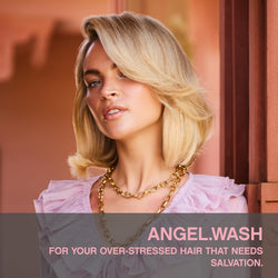 KEVIN.MURPHY ANGEL.WASH Volumising Shampoo - For Fine, Damaged & Colour-Treated Hair - Sulphate-Free, Antioxidant Formula with Green Tea & Oat Protein, 250mL