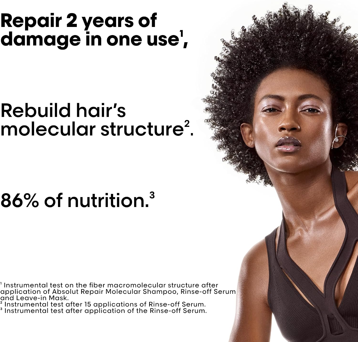 L'Oréal Professionnel Molecular Repair Shampoo | Salon Grade Peptides Bonder | For Extremely Dry Damaged Hair | Amino Acids | Repair Hair Damage & Restore Strength | Strengthening Bonds | Sulfate-Free