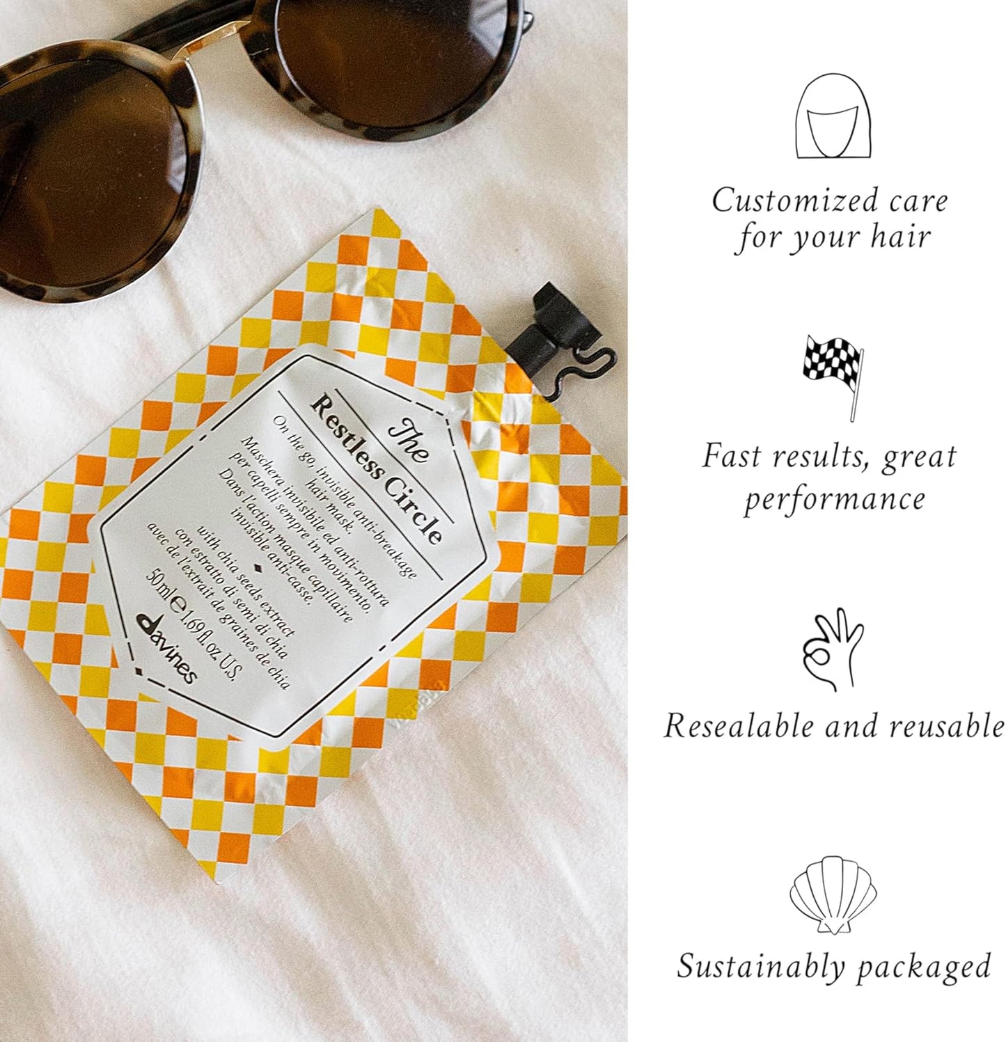 Davines The circle chronicles The Restless circle 50ml - invisible anti-breakage mask