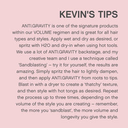 KEVIN.MURPHY ANTI.GRAVITY Volumising & Texturising Hair Lotion - For All Hair Types/Fine & Flat Hair - Weightless Hold, Boosts Body, Reduces Frizz & Adds Shine, 150mL