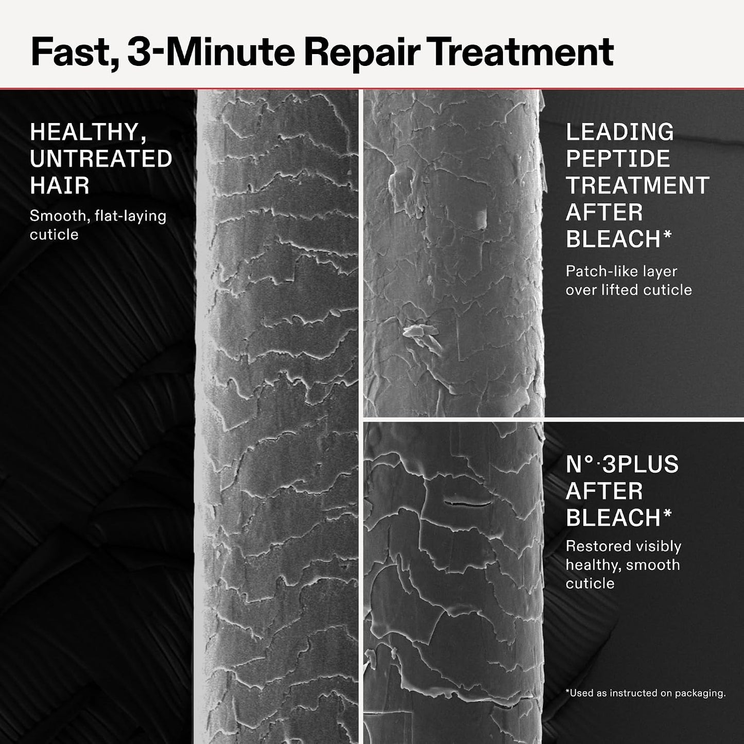 Olaplex N°3PLUS Complete Repair Treatment: Pre-Shampoo Treatment | Repairs Damage & Reduces Future Breakage | 3 Minutes, 3 Bonds, 3X Stronger, 3X Softer | For Coily, Curly, Straight, and Wavy, 250 mL / 8.5 Fl Oz