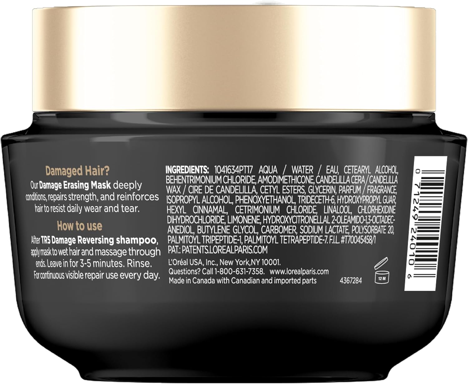 L'Oreal Paris Elvive Total Repair 5 Damage-Erasing Balm, 8.5 Ounce