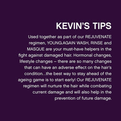 KEVIN.MURPHY YOUNG.AGAIN.RINSE Moisturising Hair Conditioner - For Ageing, Dry, Damaged Hair - Sulphate-Free, Anti Frizz Conditioner with Amino Acids, Baobab & Immortelle Oil - 250 mL