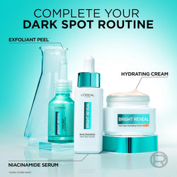 L’Oréal Paris Bright Reveal, Niacinamide, Dark Spot Hydrating Day Cream, Protects, Brightens and Evens Skin Tone, SPF 15, 50ml