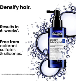 L’Oréal Professionnel Serioxyl Advanced Density Activator Serum | For Hair Growth | Salon Grade Serum | Enriched with Stemoxydine 5% |90ml
