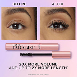 L'Oreal Paris, Mascara, Lengthening & Volumising, Lash Paradise, 6.4 ml, Intense Black