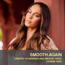 KEVIN.MURPHY SMOOTH.AGAIN Leave In Hair Conditioner - For Thick, Coarse, Frizzy Hair - Anti Frizz Hair Smoothing Treatment with Immortelle & Baobab - 200 mL