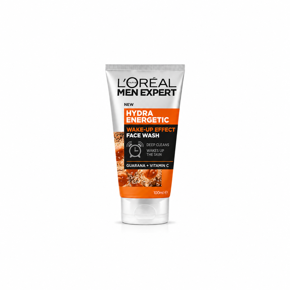 L’Oréal Paris Exfoliating Scrub, Cleanses Skin, Wake-Up Effect Wash, Men Expert Hydra Energetic, 100ml