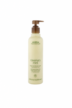 Aveda Rosemary Mint Hand & Body Wash | Liquid Hand Soap and Body Wash | with Invigorating Aroma of Certified Organic Peppermint & Rosemary, 8.5 Fl Oz