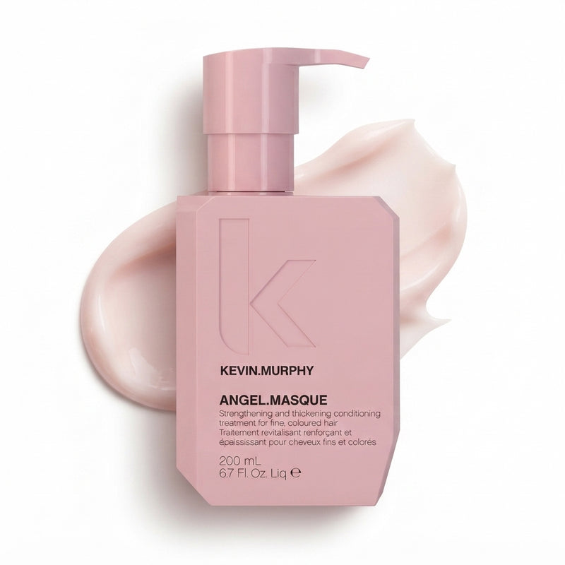 KEVIN.MURPHY ANGEL.MASQUE Deep Conditioning Hair Mask - For Fine, Damaged & Colour-Treated Hair - Strengthening & Repairing Sulphate-Free Treatment with Lotus & Bamboo, 200mL