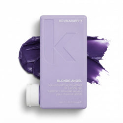 KEVIN.MURPHY BLONDE.ANGEL Toning Hair Conditioner - For Bleached, Brassy. Highlighted & Grey Hair - Purple, Colour-Safe & Moisturising Conditioner with Sunflower Seed & Brazil Nut Oils - 250 mL