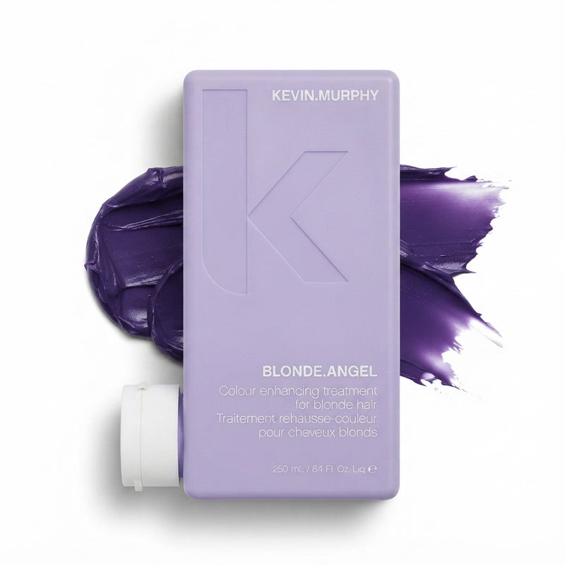 KEVIN.MURPHY BLONDE.ANGEL Toning Hair Conditioner - For Bleached, Brassy. Highlighted & Grey Hair - Purple, Colour-Safe & Moisturising Conditioner with Sunflower Seed & Brazil Nut Oils - 250 mL