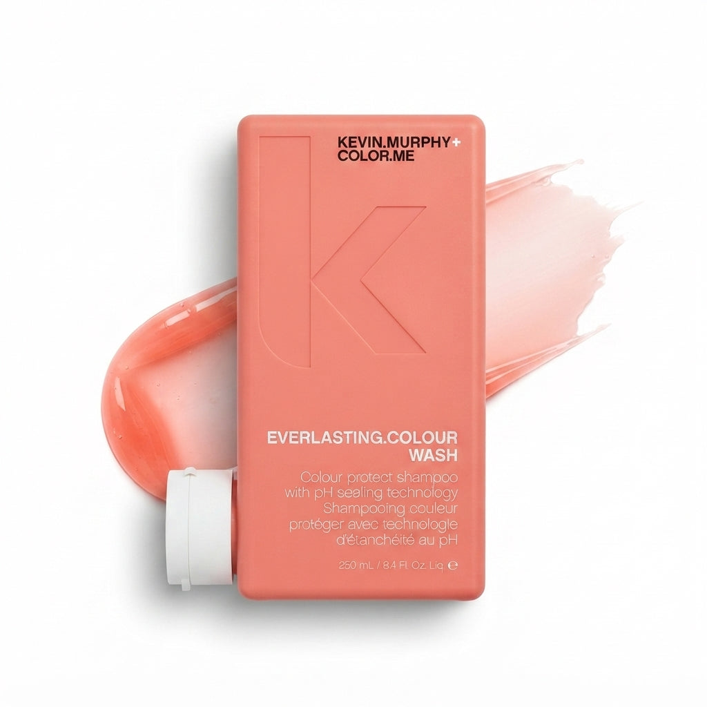 KEVIN.MURPHY EVERLASTING.COLOUR WASH Suplhate-Free, Colour Protect Shampoo - For Coloured Hair - Professional Salon Shampoo with pH Balanced Formula & Shine-Enhancing Properties - 250 mL