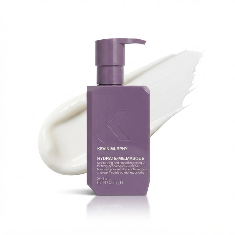 KEVIN.MURPHY HYDRATE-ME.MASQUE Deep Conditioning Hair Mask - For Normal to Dry Damaged Hair - Moisturising Hair Repair Treatment with Rose Hip & Baobab Seed Oil - 200mL/6.7oz