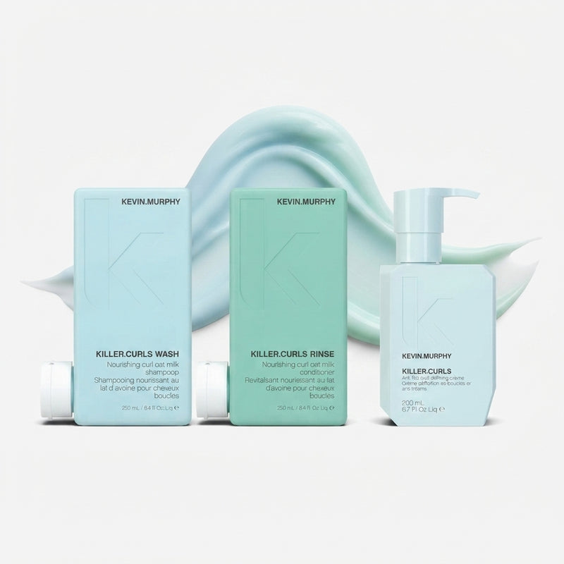 KEVIN.MURPHY KILLER.CURLS Deep Care Trio - Wash, Rinse & Killer Curls Leave-In