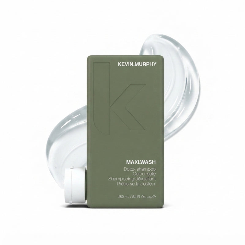 KEVIN.MURPHY MAXI.WASH Sulphate-Free, Clarifying Shampoo - For All Hair Types/Oily Scalp - Detox, Scalp Cleansing Shampoo with Rosemary, Grapefruit & Tea Tree Oil - 250 mL