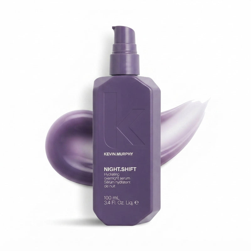 KEVIN.MURPHY NIGHT.SHIFT Overnight Hair Serum - For Dry or Frizzy Hair - Frizz Control Hair Moisturiser, Leave In Hair Treatment with Hyaluronic Acid & Kakadu Plum - 100mL