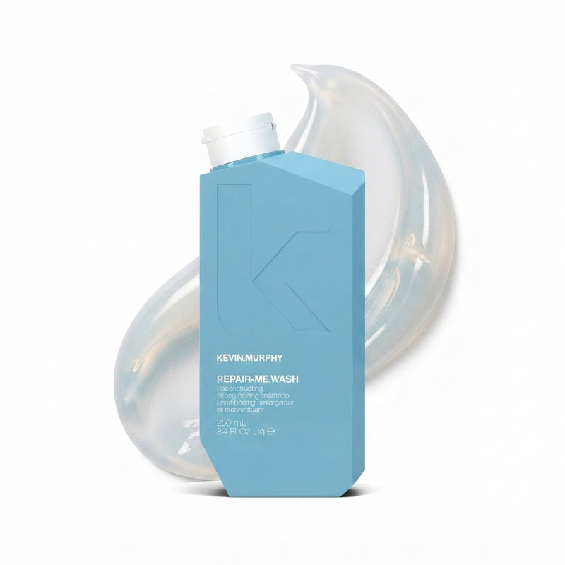 KEVIN.MURPHY REPAIR-ME.WASH Moisturising Hair Repair Shampoo - For Damaged, Frizzy Hair - Protein Hair & Frizz Control Sulphate-Free Shampoo with Green Pea Protein & Silk Amino Acids - 250 mL