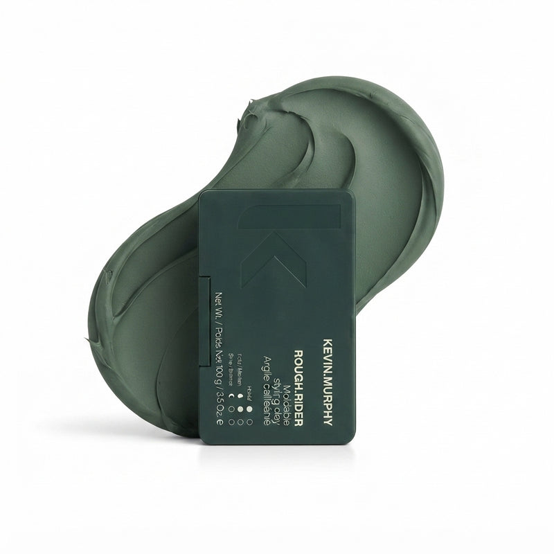 KEVIN.MURPHY ROUGH.RIDER Hair Clay Styling - For All Hair Types/Strong Hold Hair Paste - Sulphate Free Matte Finish Hair Styling with Bamboo & Soybean Extracts - 100 mL