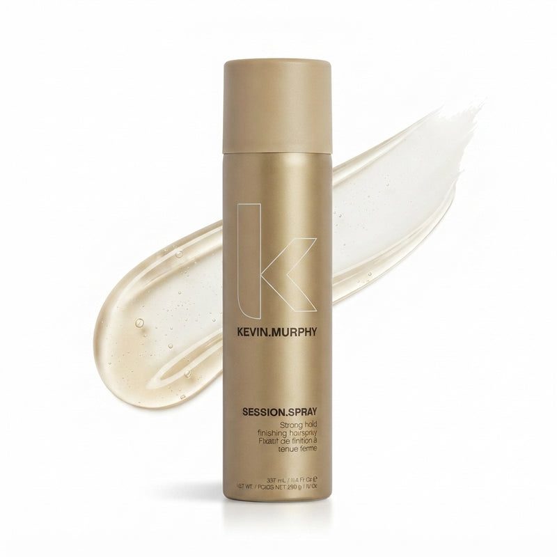 KEVIN.MURPHY SESSION.SPRAY Finishing Hair Spray - For All Hair Types/Humidity Resistant - Strong & Flexible Hold, Weightless Salon Styling Formula with Ivy Extract & Tangerine Peel Oil - 337 mL