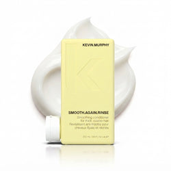 KEVIN.MURPHY SMOOTH.AGAIN RINSE Smoothing Hair Conditioner - For Thick, Coarse, Frizzy Hair - Frizz Control, Moisturising, Sulphate Free with Monoi Oil & Keratin Protein - 250 mL