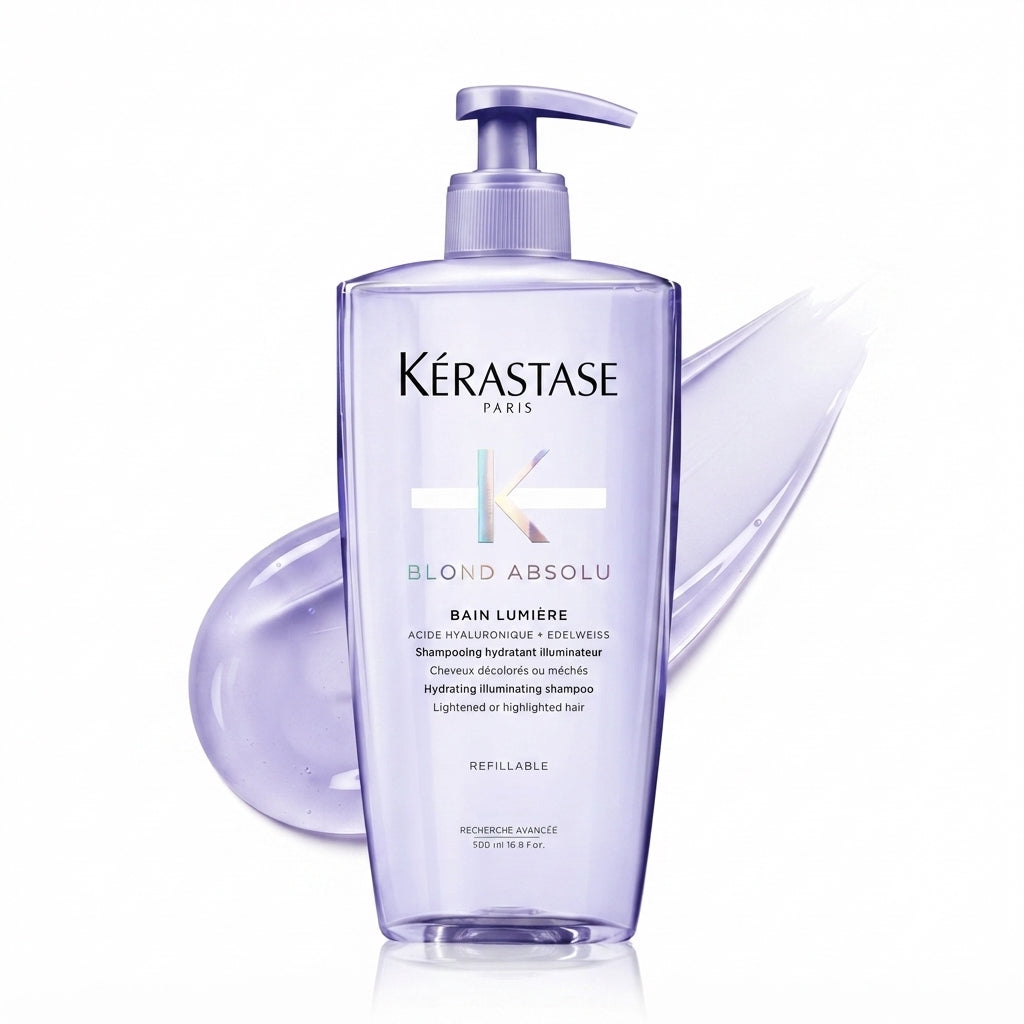 Kérastase Blond Absolu Lumiere Shampoo – Professional Hair Care for Shine, Repair & Smoothness 500ml