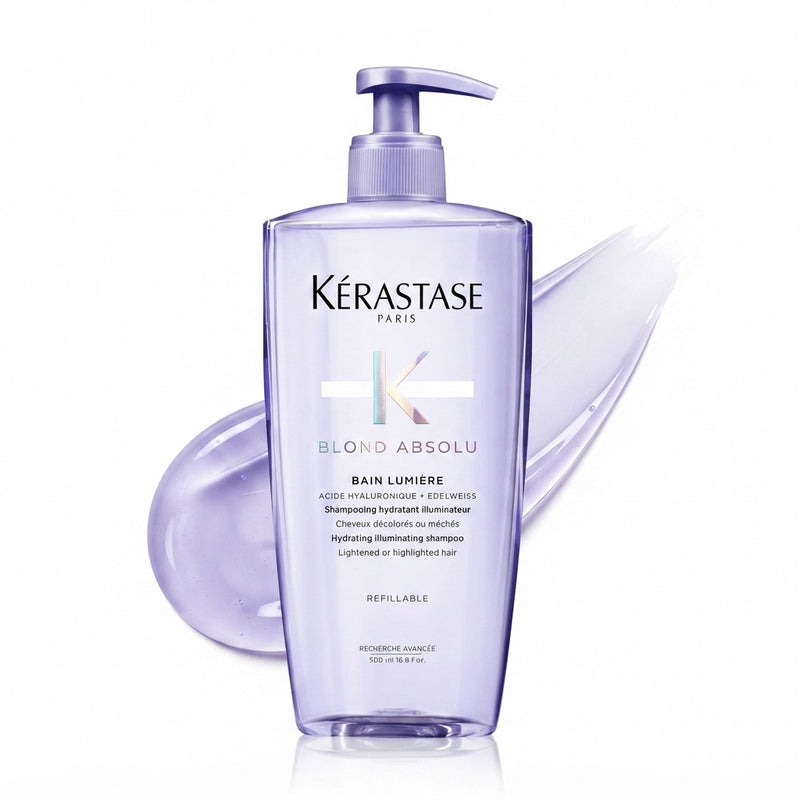 Kérastase Blond Absolu Lumiere Shampoo – Professional Hair Care for Shine, Repair & Smoothness 500ml