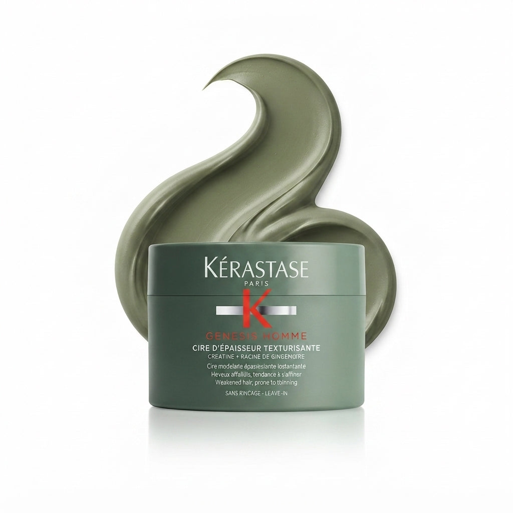 Kérastase Genesis Homme Thickening Clay – Professional Hair Care for Shine, Repair & Smoothness 75ml