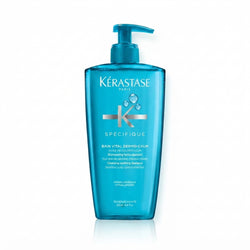 Kérastase Shampoo for Sensitive Scalp, Clarifying Hair Bath to Relieve Itching, Bain Vital Dermo-Calm, Spécifique 500 ml
