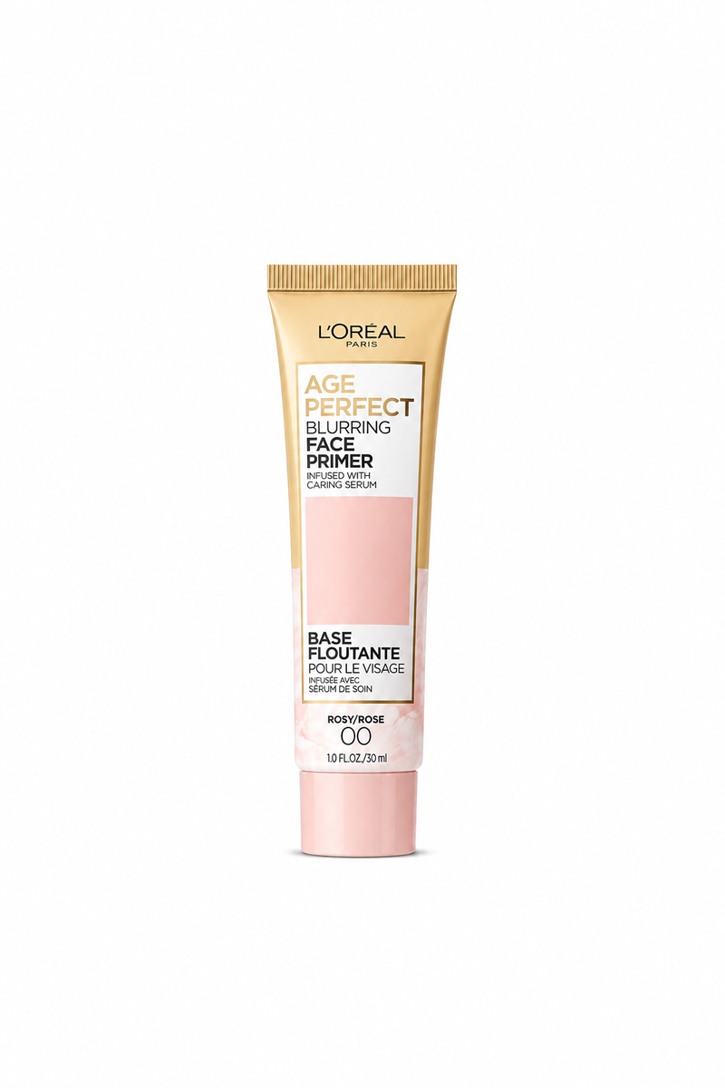 L'Oreal Paris Age Perfect Face Blurring Primer Infused with Caring Serum Smoothes Liners and Pores