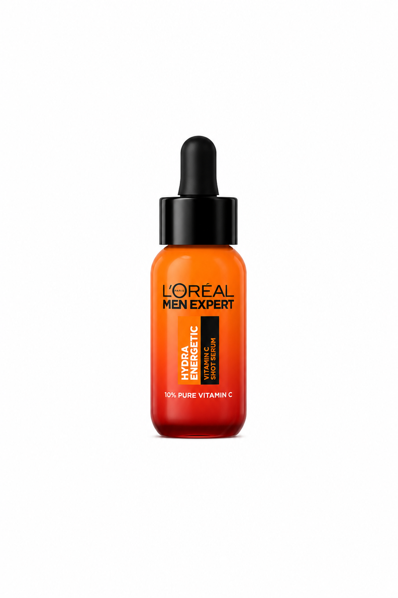 L'Oreal Paris Men Expert Hydra Energetic, 10% Pure Vitamin C, Brightening Face Serum, 30ml