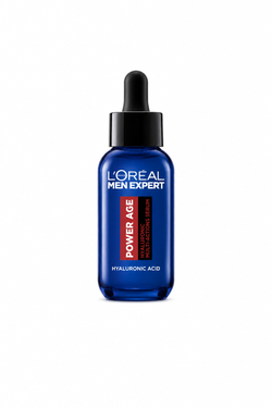 L'Oreal Paris Men Expert Power Age Multi-Action Serum 30ml, with Hyaluronic Acid, to Intensely Firm Skin & Visibly Reduce Wrinkles, Deeply Hydrate Skin