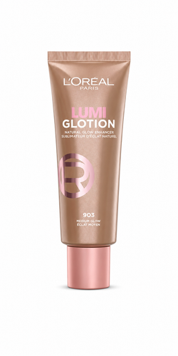 L'Oreal Paris Multi-Use Glow Enhancer Shade 903: Medium Glow, 24h Hydration with Shea Butter and Glycerin, for Face and Body, Paradise Lumi Glotion 40ml