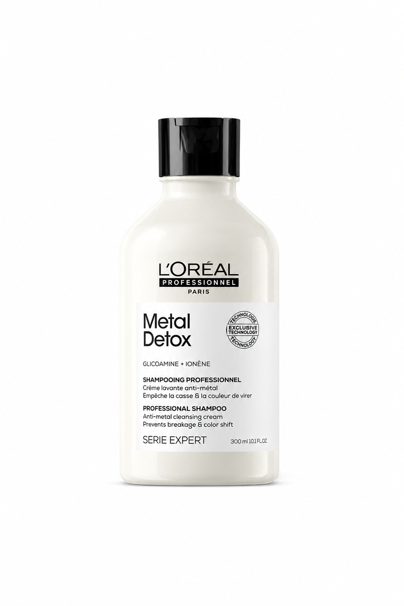 L’Oreal Professionnel Metal Detox Shampoo | Salon Grade Hard Water Chelating Shampoo | Removes Metal Build Up | Protect Color & Add Shine | Paraben & Sulfate Free | For Bleached, Colored, Dry and Damaged Hair Prone to Breakage