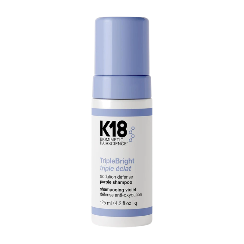 K18 TripleBright Purple Toning Shampoo