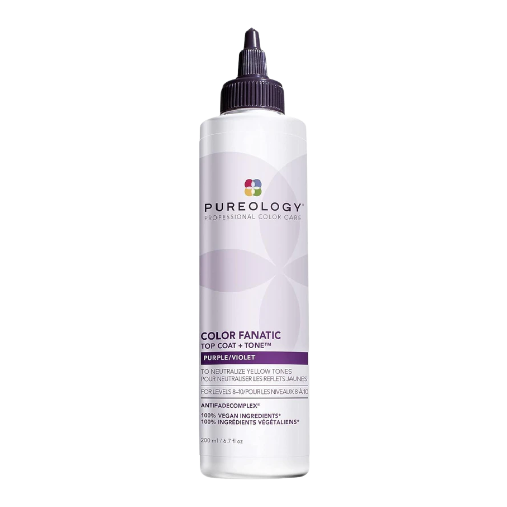 Pureology Color Fanatic Top Coat + Tone Purple Hair Gloss